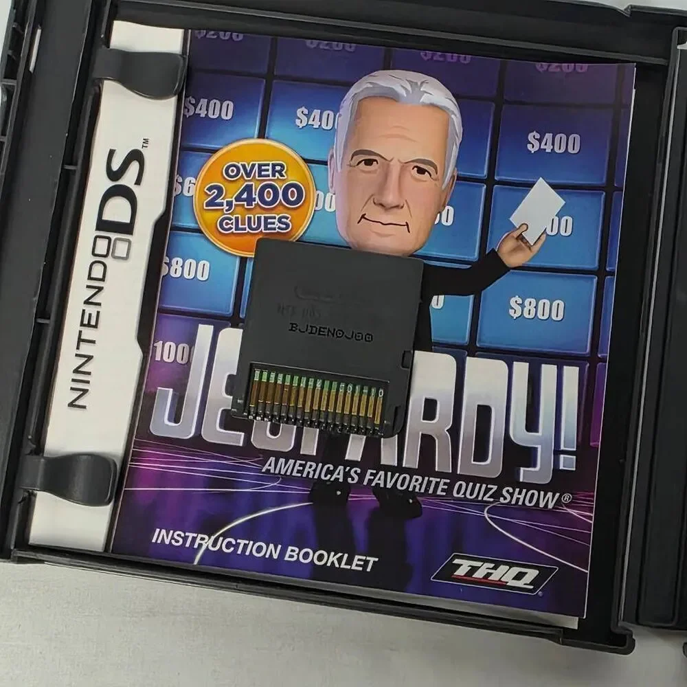 Jeopardy! Nintendo DS Game THQ 2010 Complete Alex Trebek